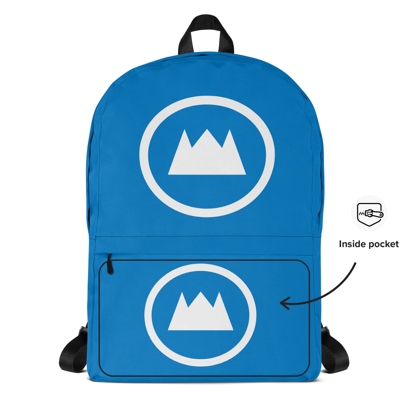 MOUNT CROWN Blue Backpack