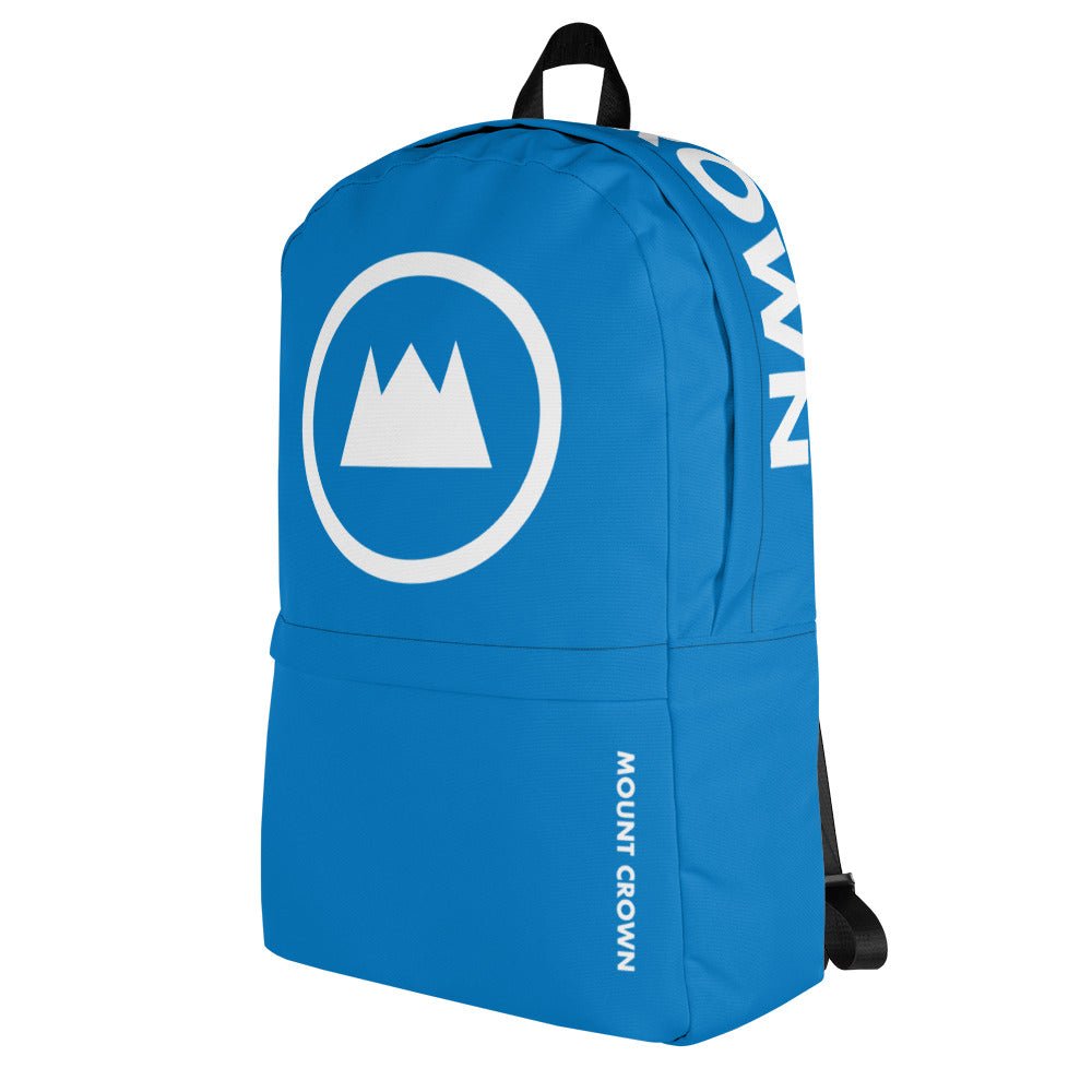 MOUNT CROWN Blue Backpack