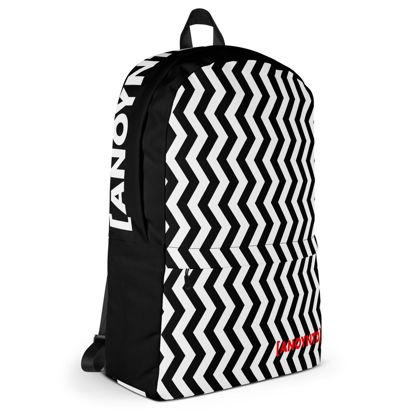 ANOYNTD Black ZIG ZAG Backpack