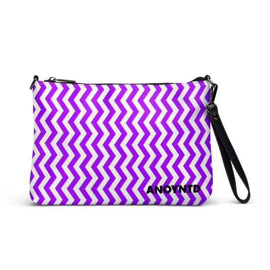 ANOYNTD Purple ZIGZAG Crossbody bag