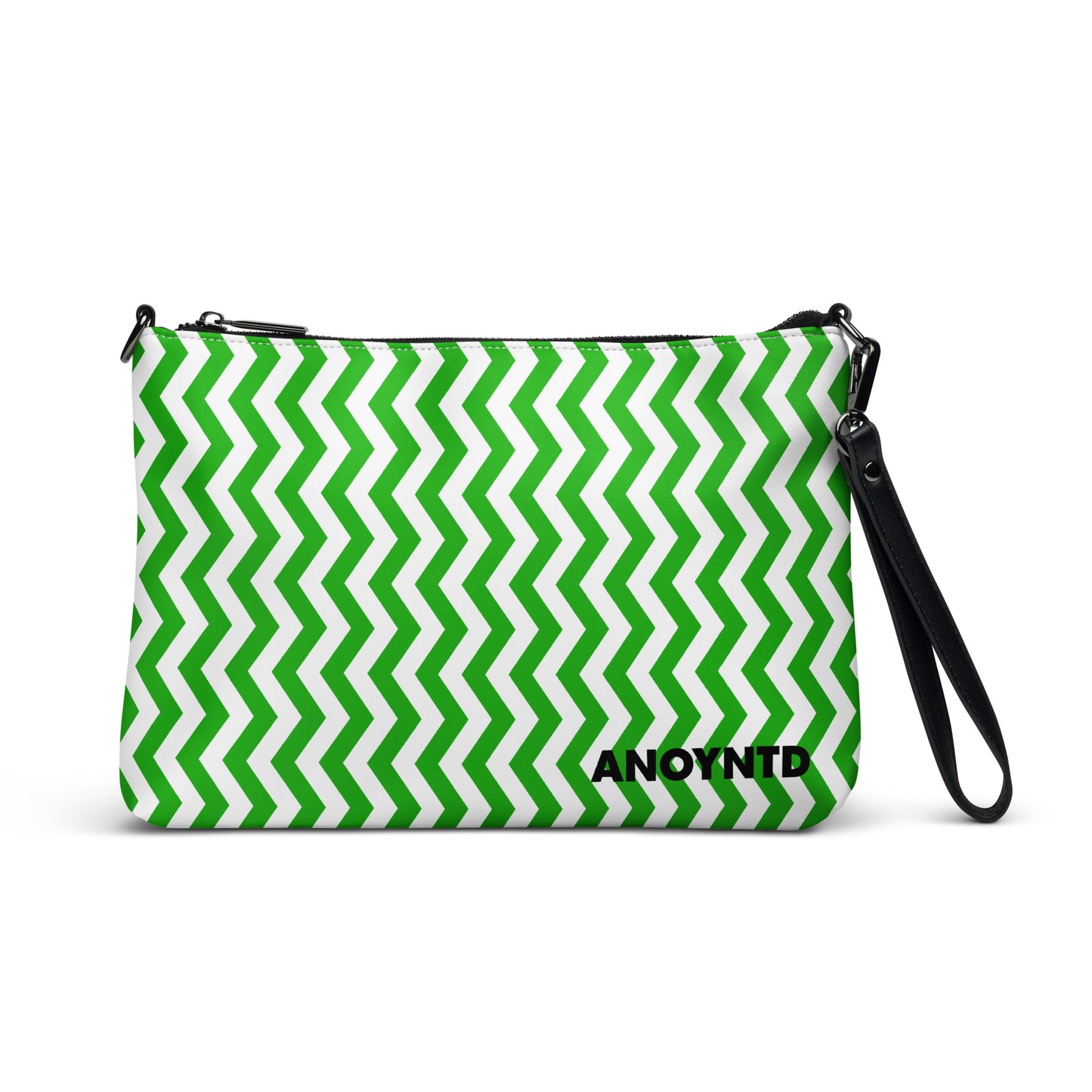 ANOYNTD Green ZIG ZAG Crossbody bag