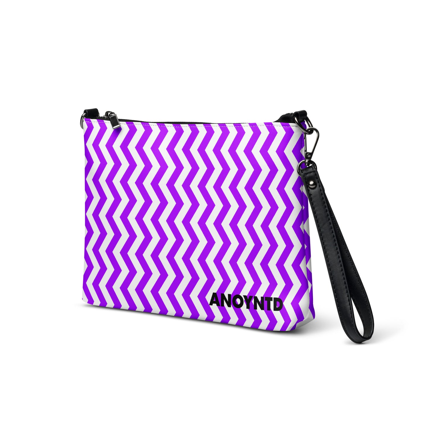 ANOYNTD Purple ZIGZAG Crossbody bag