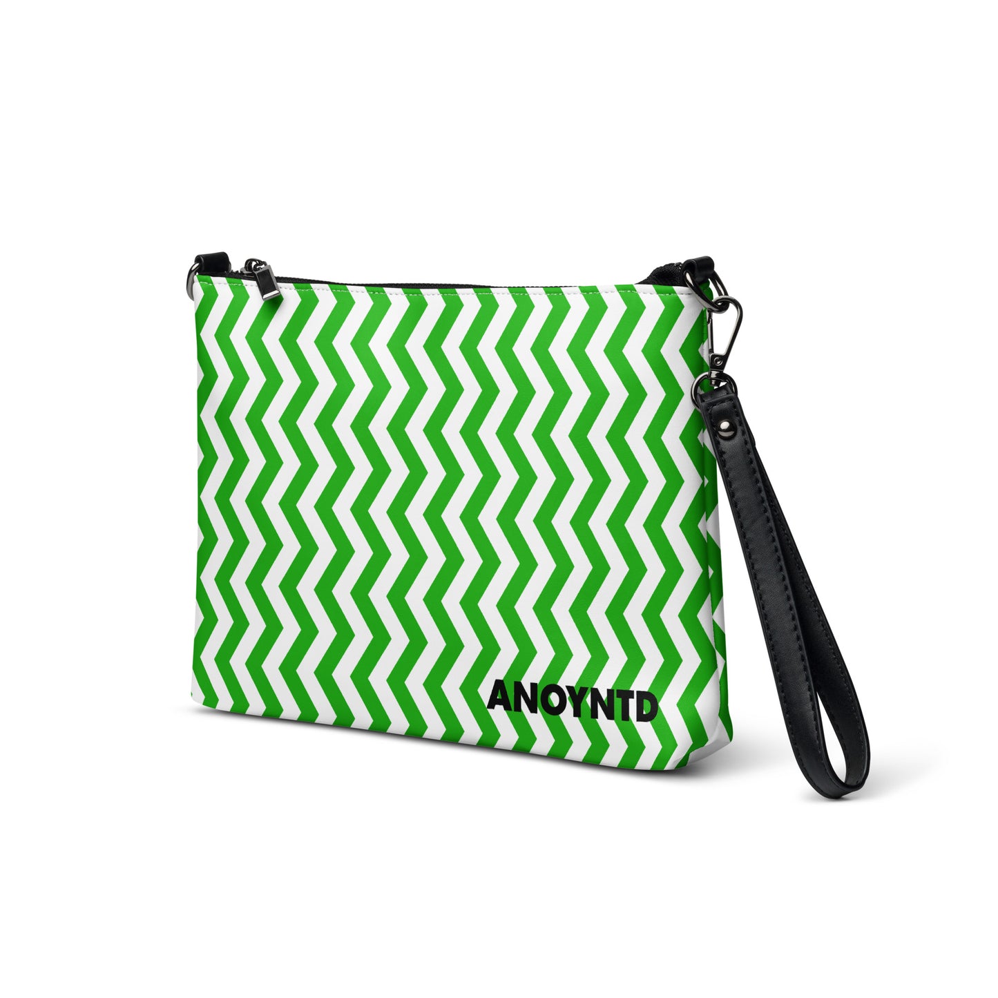 ANOYNTD Green ZIG ZAG Crossbody bag