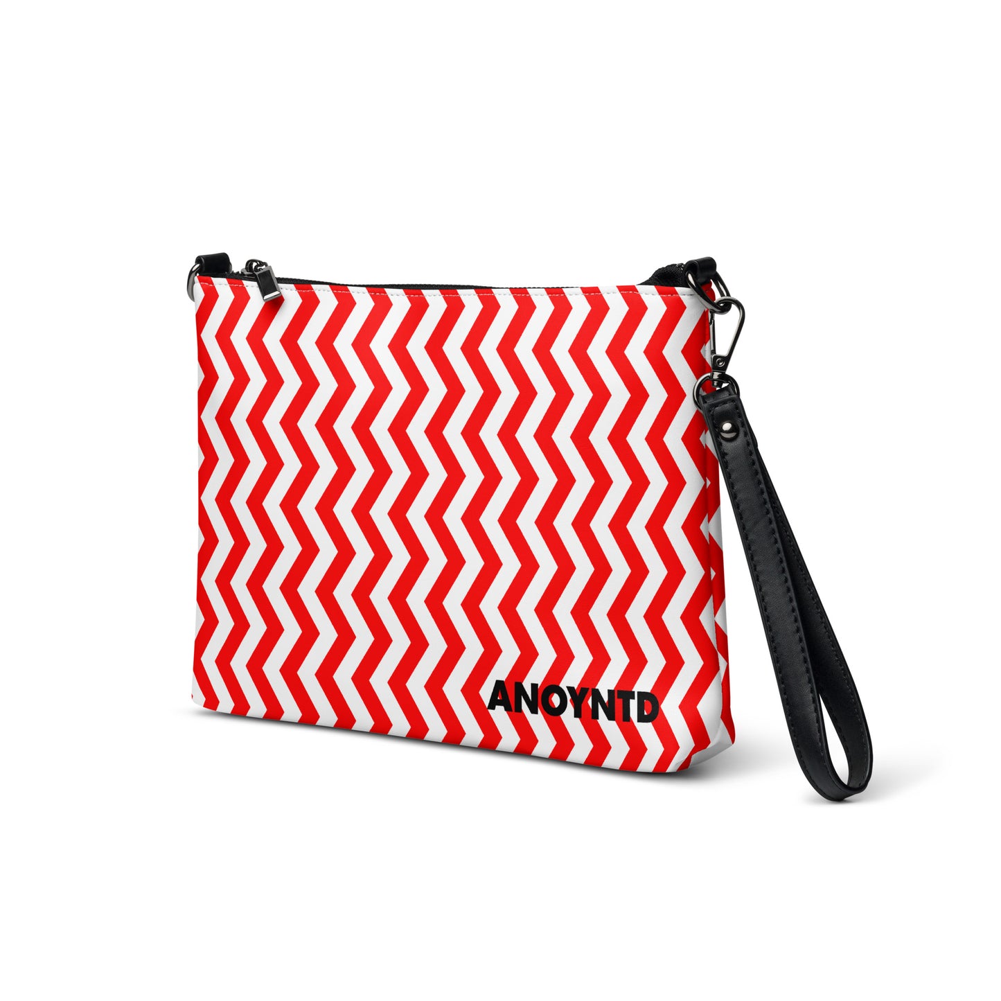 ANOYNTD Red ZIG ZAG Crossbody bag