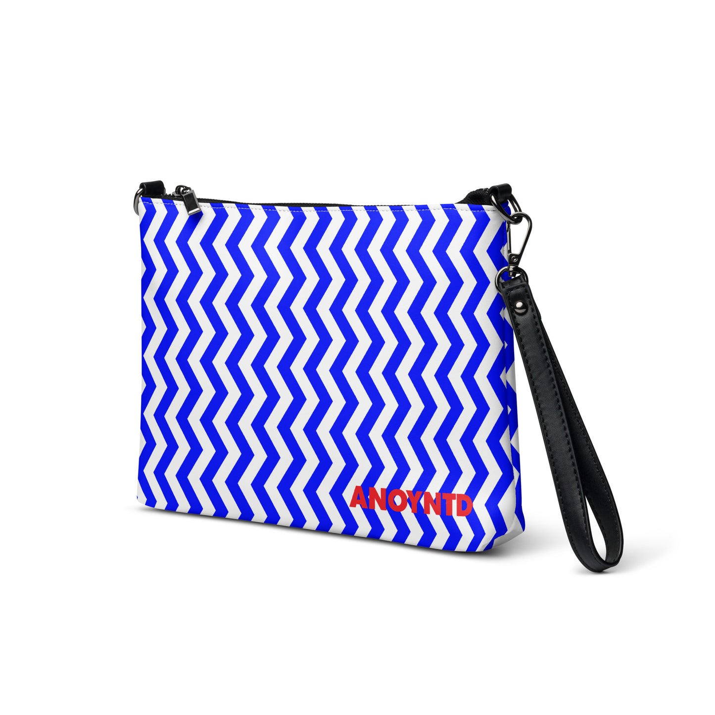 ANOYNTD Blue ZIG ZAG Crossbody bag