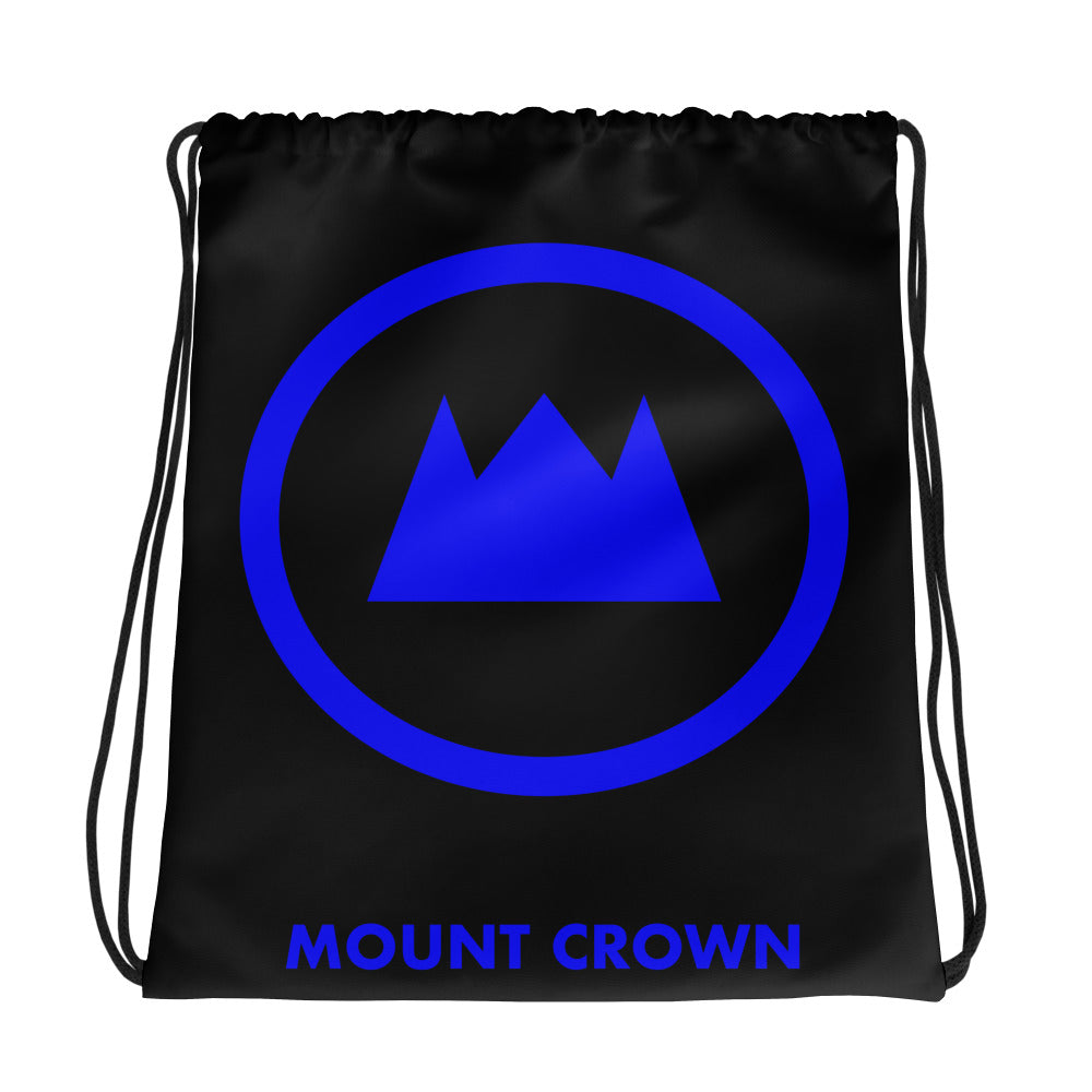MOUNT CROWN (Bl) Drawstring bag