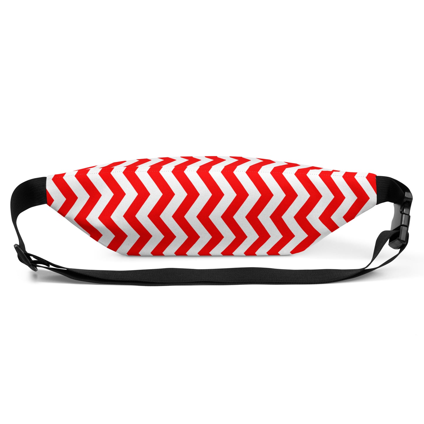 ANOYNTD Red ZIG ZAG Fanny Pack