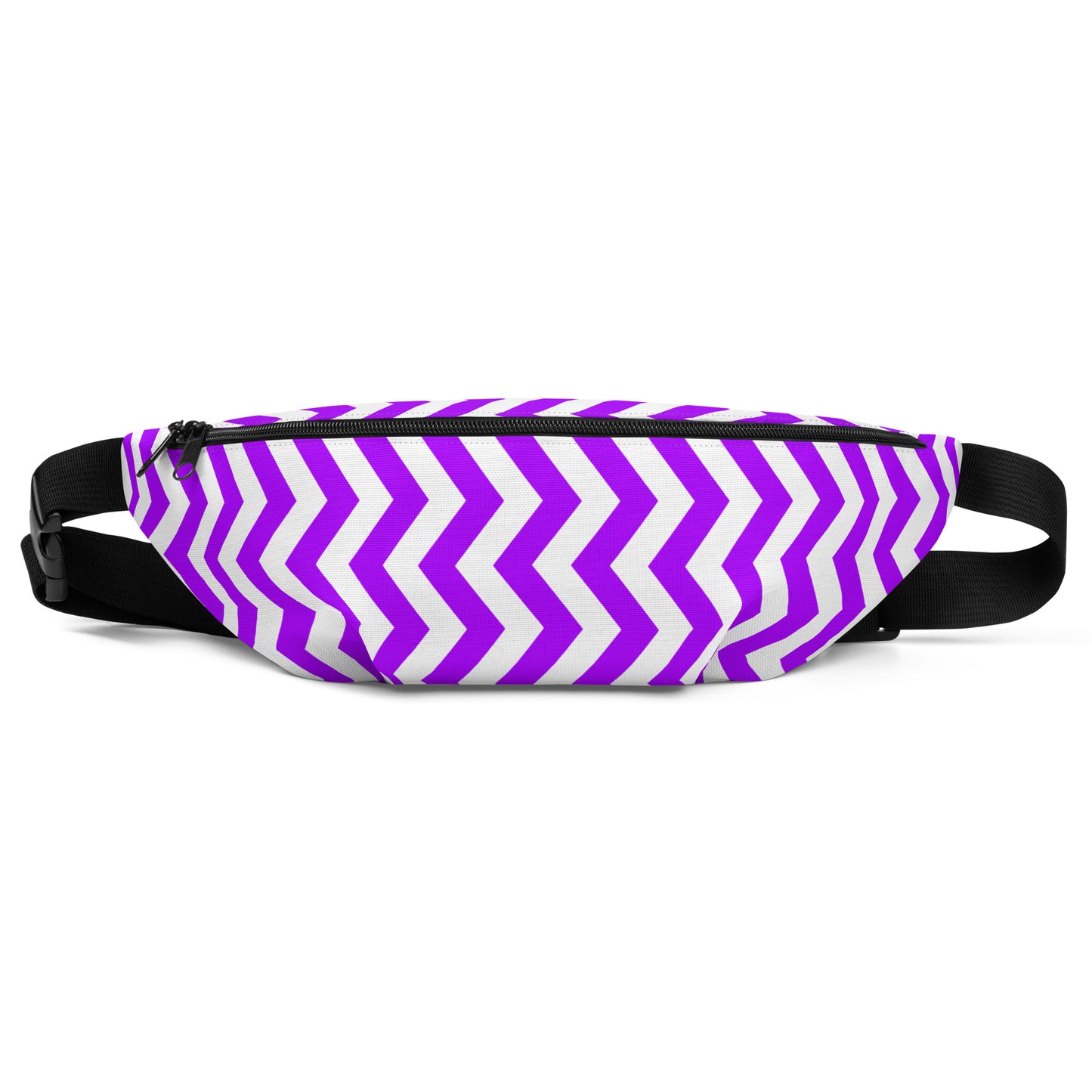 ANOYNTD Purple ZIG ZAG Fanny Pack