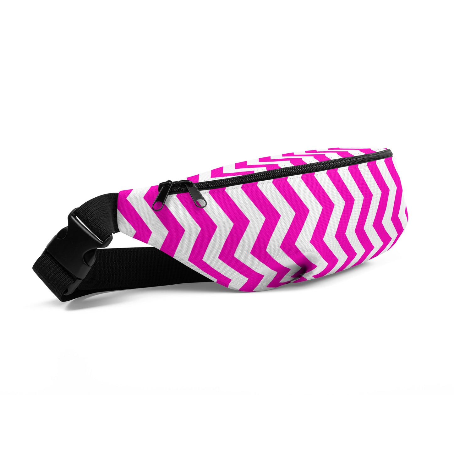 ANOYNTD Pink ZIG ZAG Fanny Pack