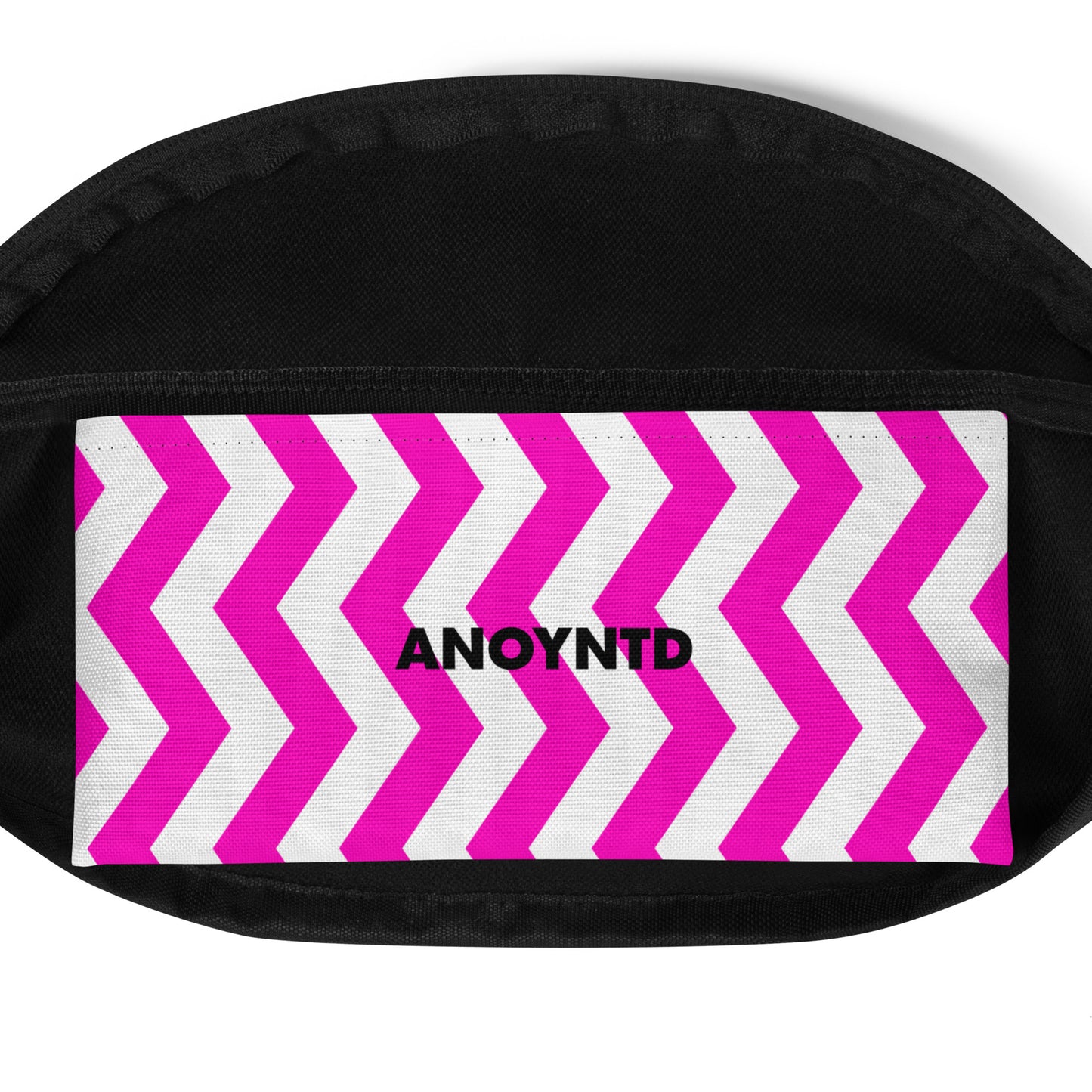 ANOYNTD Pink ZIG ZAG Fanny Pack