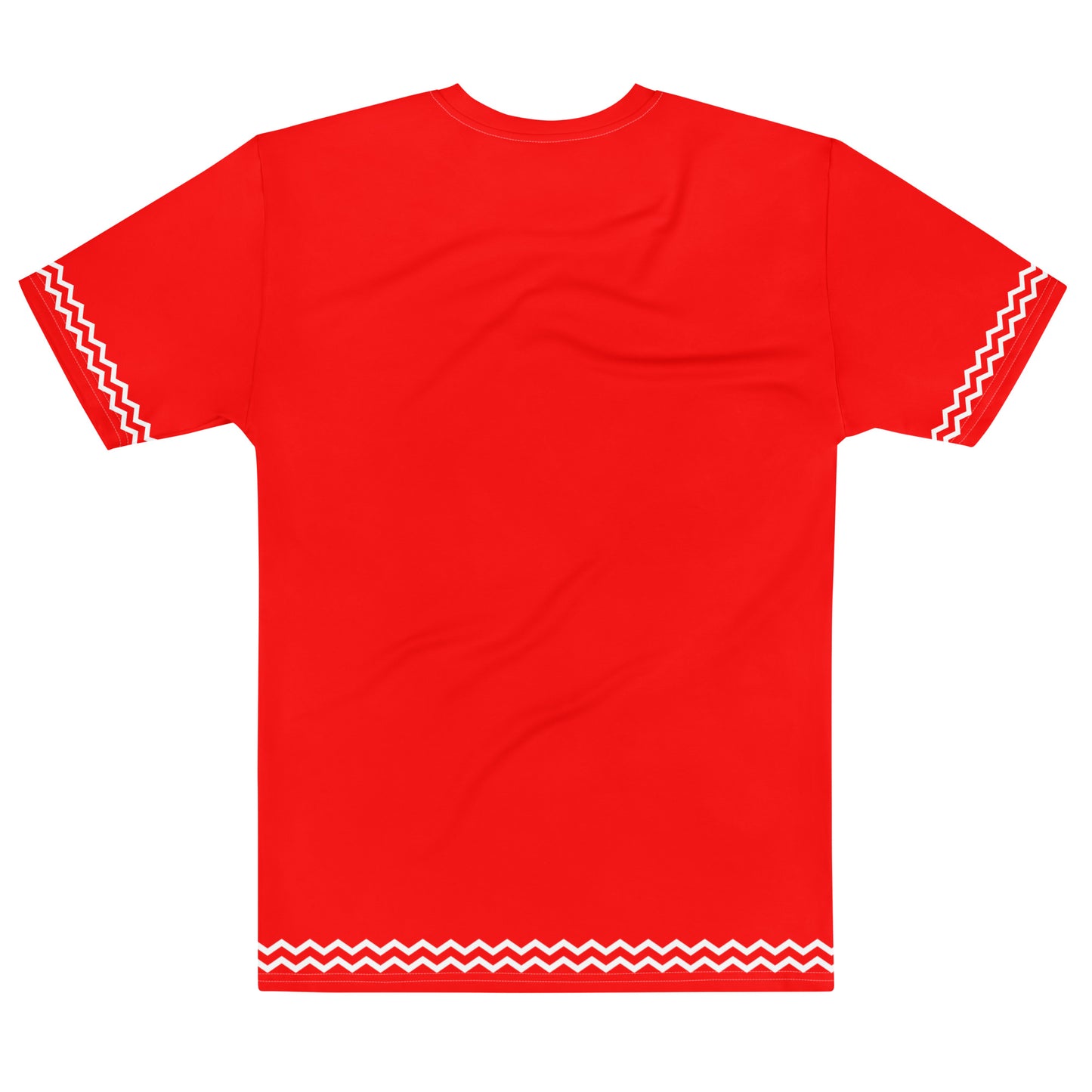 ANOYNTD Red ZIG ZAG Men's T-shirt