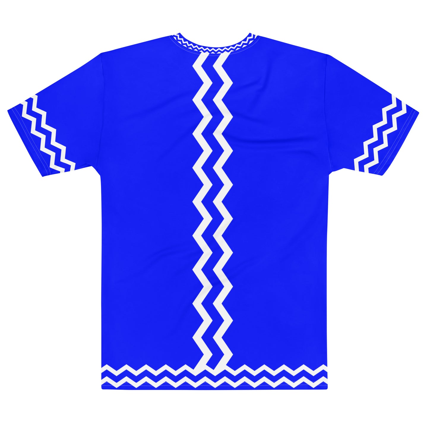 ANOYNTD Blue ZIG ZAG Men's T-shirt