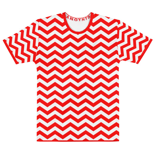 ANOYNTD [ZIGZAG] Series (R/Blk) Men's T-shirt