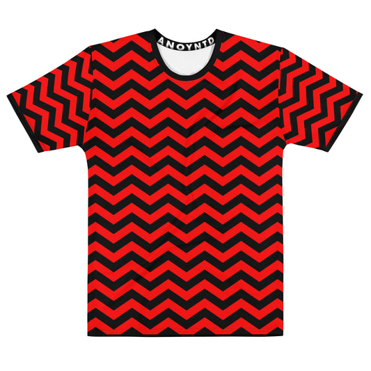 ANOYNTD [ZIGZAG] Series (R/Blk) Men's T-shirt