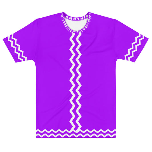 ANOYNTD Purple ZIG ZAG Men's T-shirt