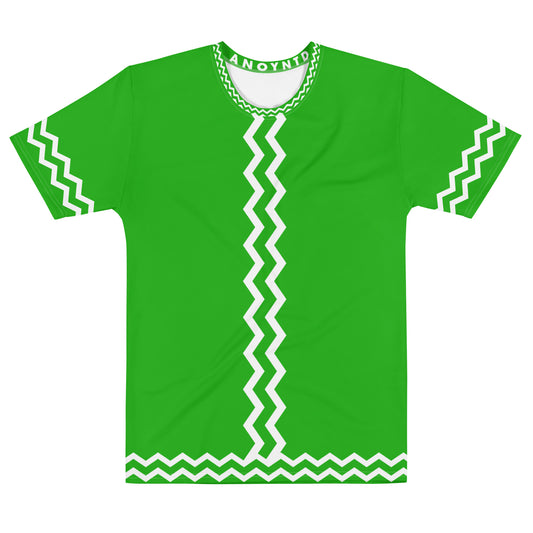 ANOYNTD Green ZIG ZAG Men's T-shirt