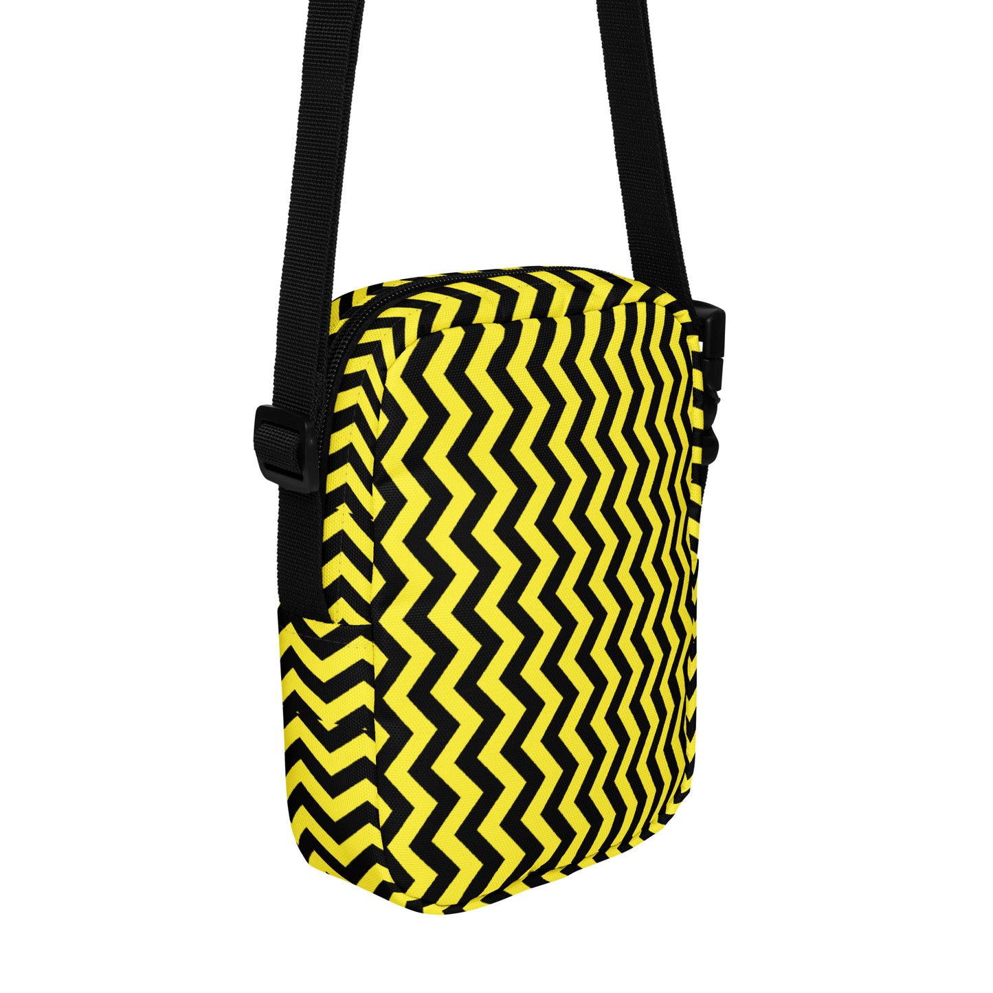 ANOYNTD Black/Yellow ZIG ZAG Utility crossbody bag