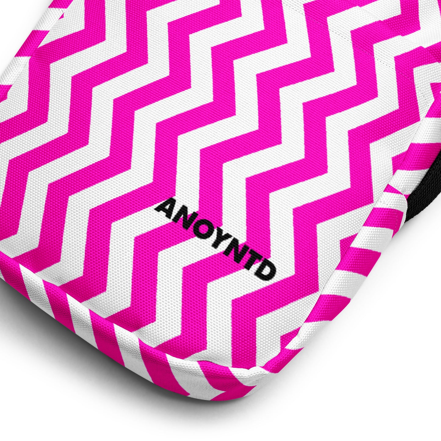 ANOYNTD Pink ZIG ZAG Utility crossbody bag