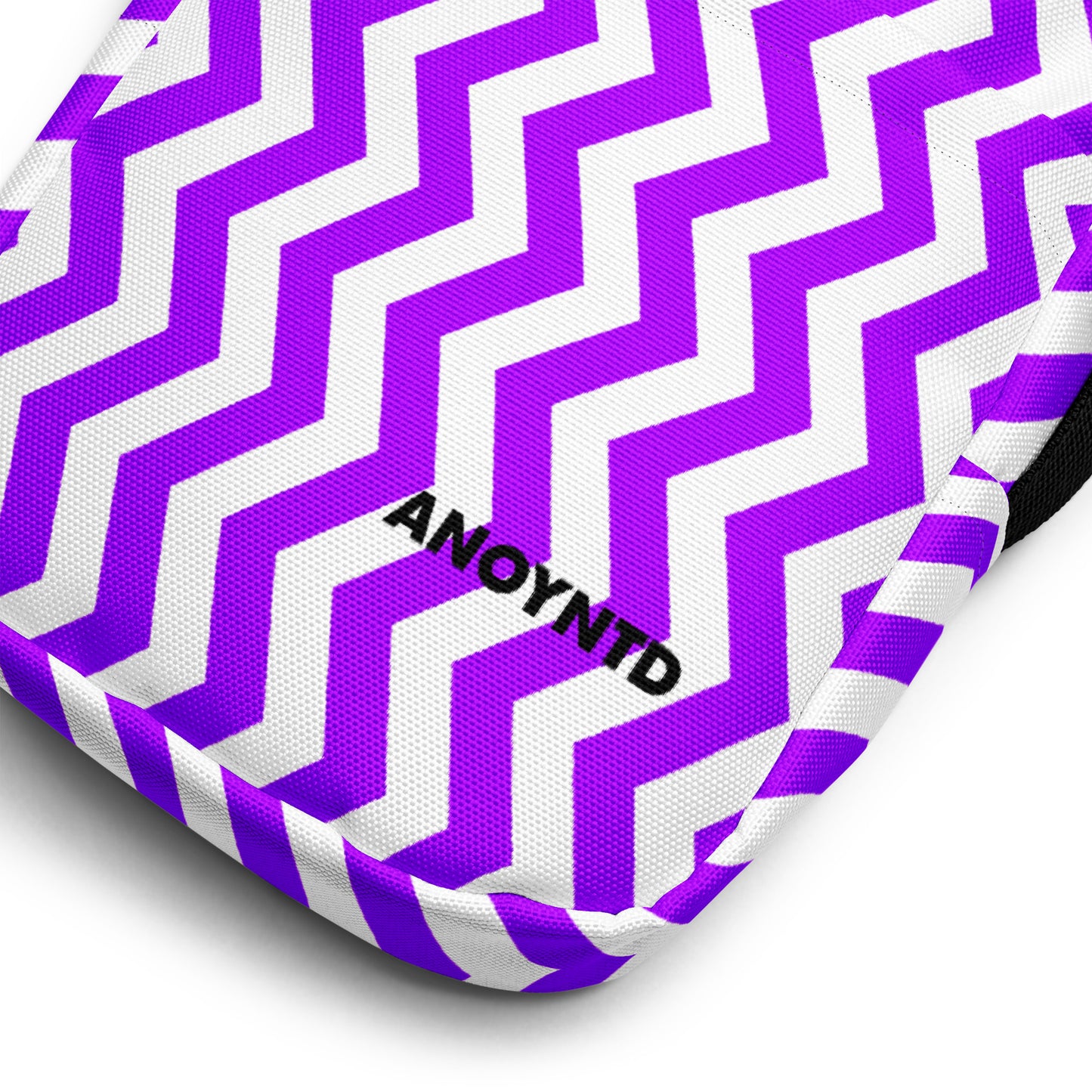 ANOYNTD Purple ZIG ZAG Utility crossbody bag