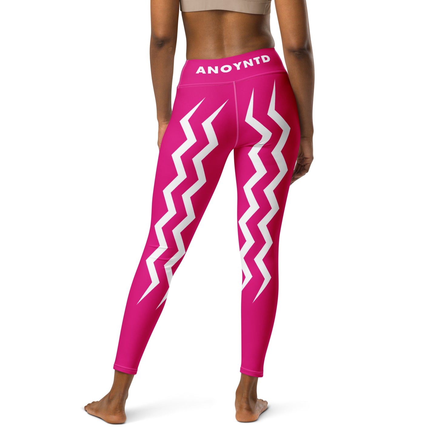 YOWNII X ANOYNTD Pink Yoga Leggings