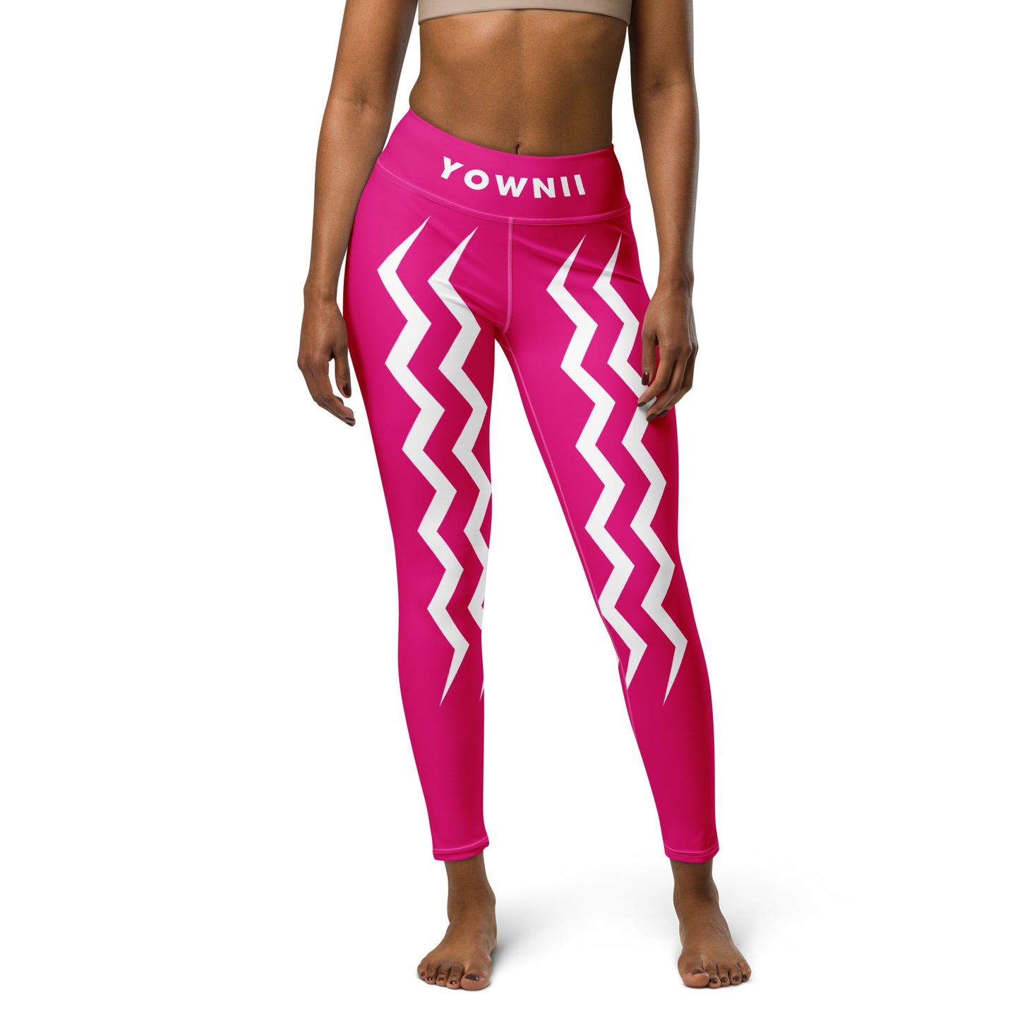 YOWNII X ANOYNTD Pink Yoga Leggings