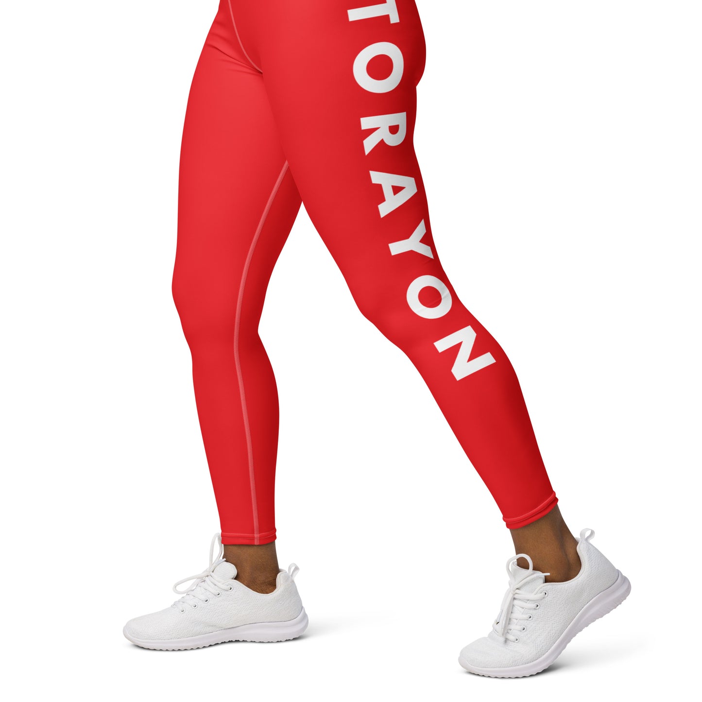TORAYON Red Yoga Leggings