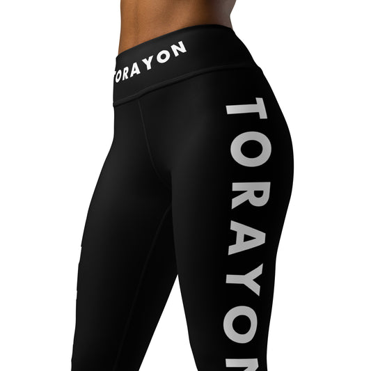 TORAYON Black Yoga Leggings