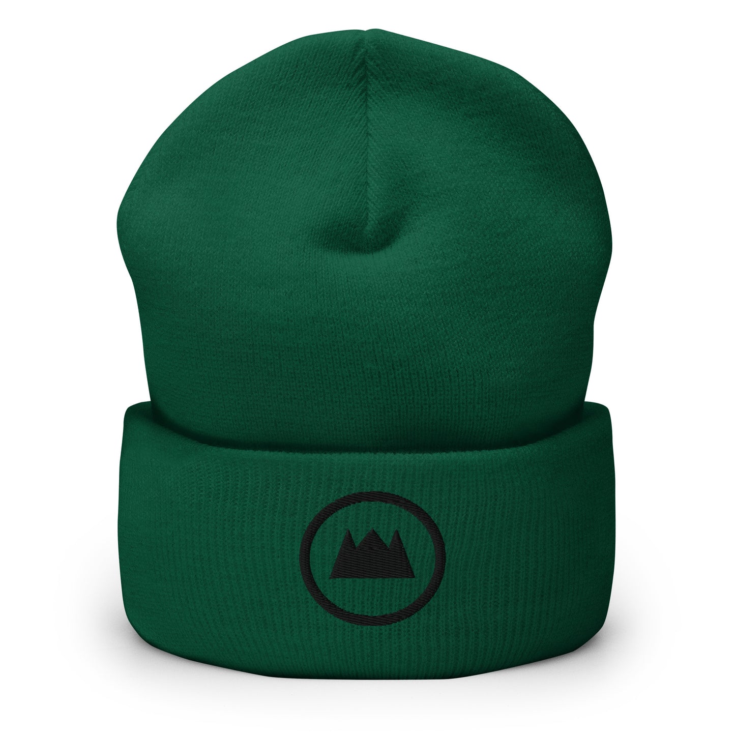 MOUNT CROWN (Blk) Cuffed Beanie