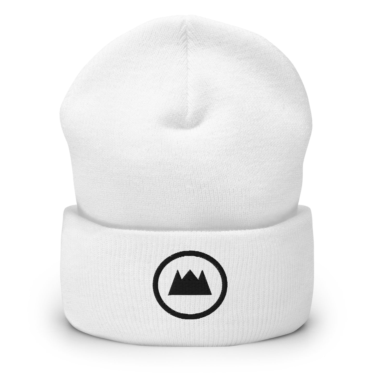 MOUNT CROWN (Blk) Cuffed Beanie