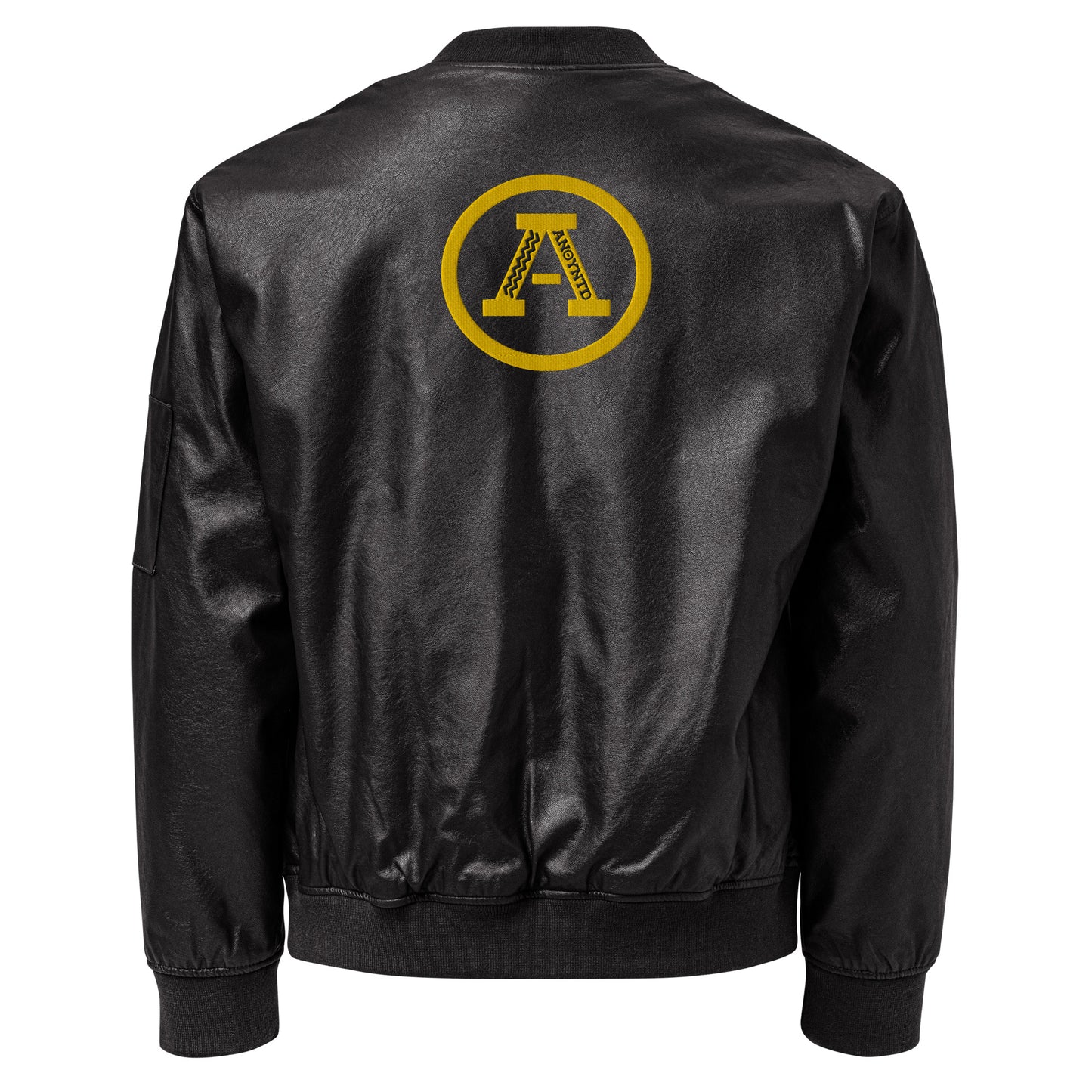 ANOYNTD Leather(Faux) Bomber Jacket