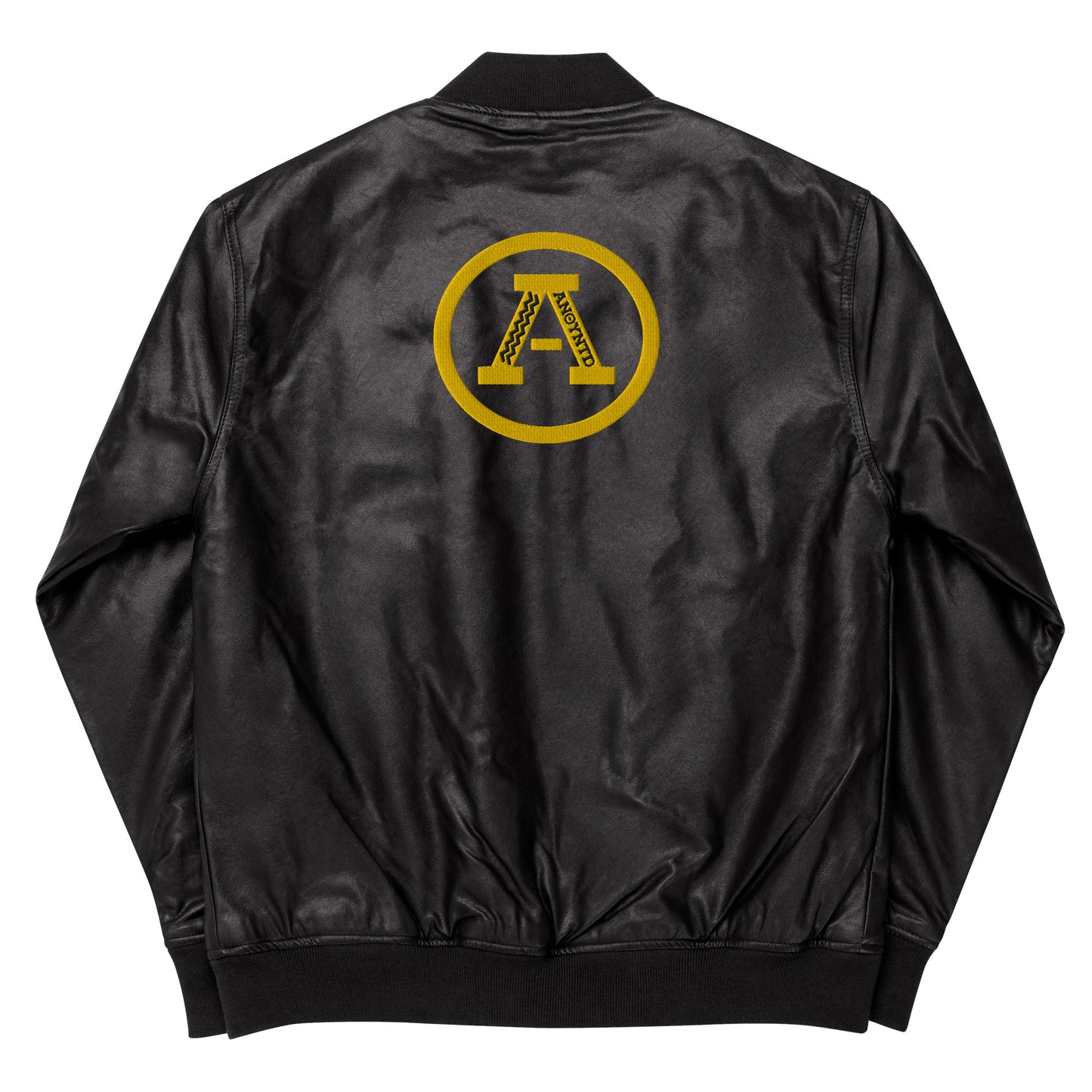 ANOYNTD Leather(Faux) Bomber Jacket