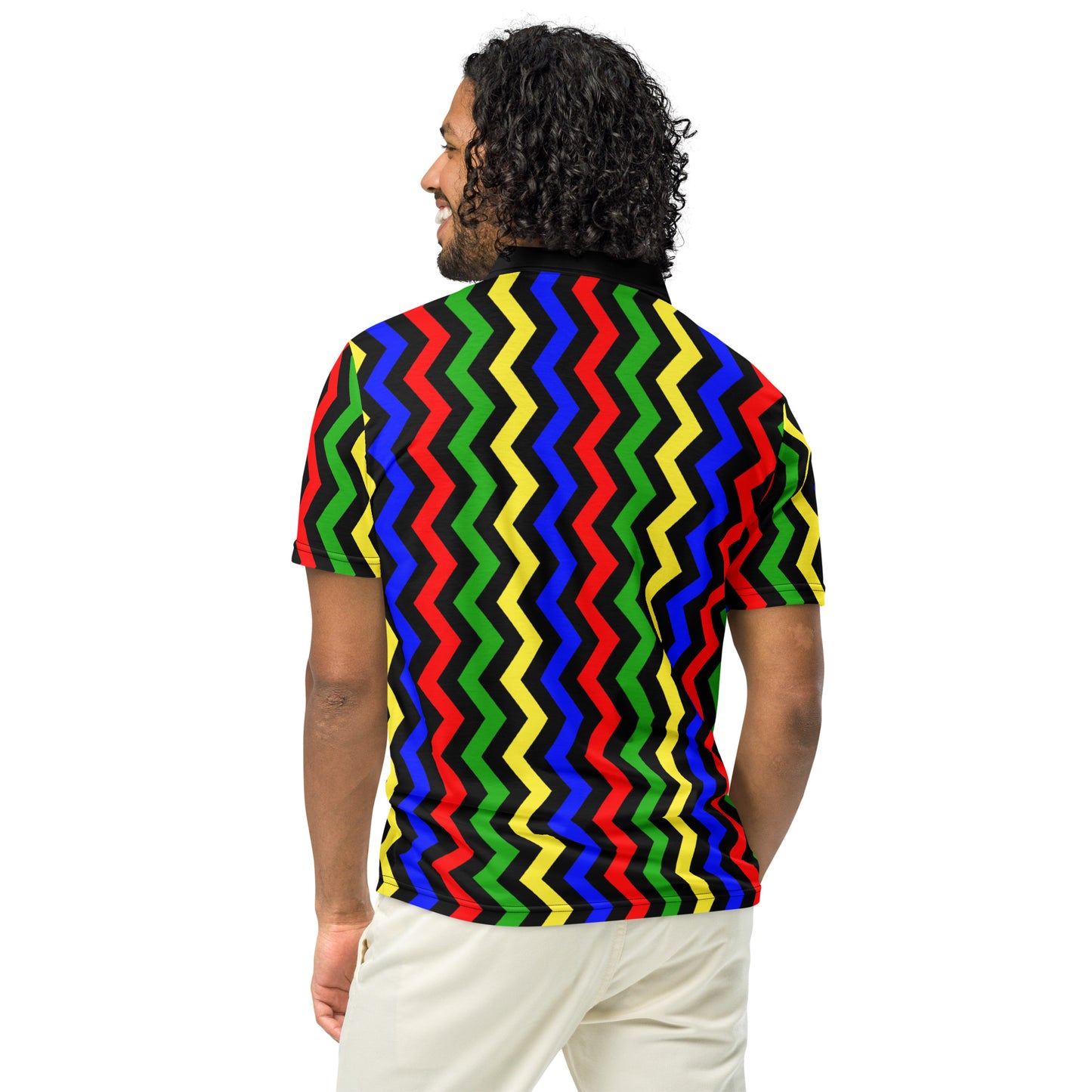 ANOYNTD ZIG ZAG Men’s slim fit polo