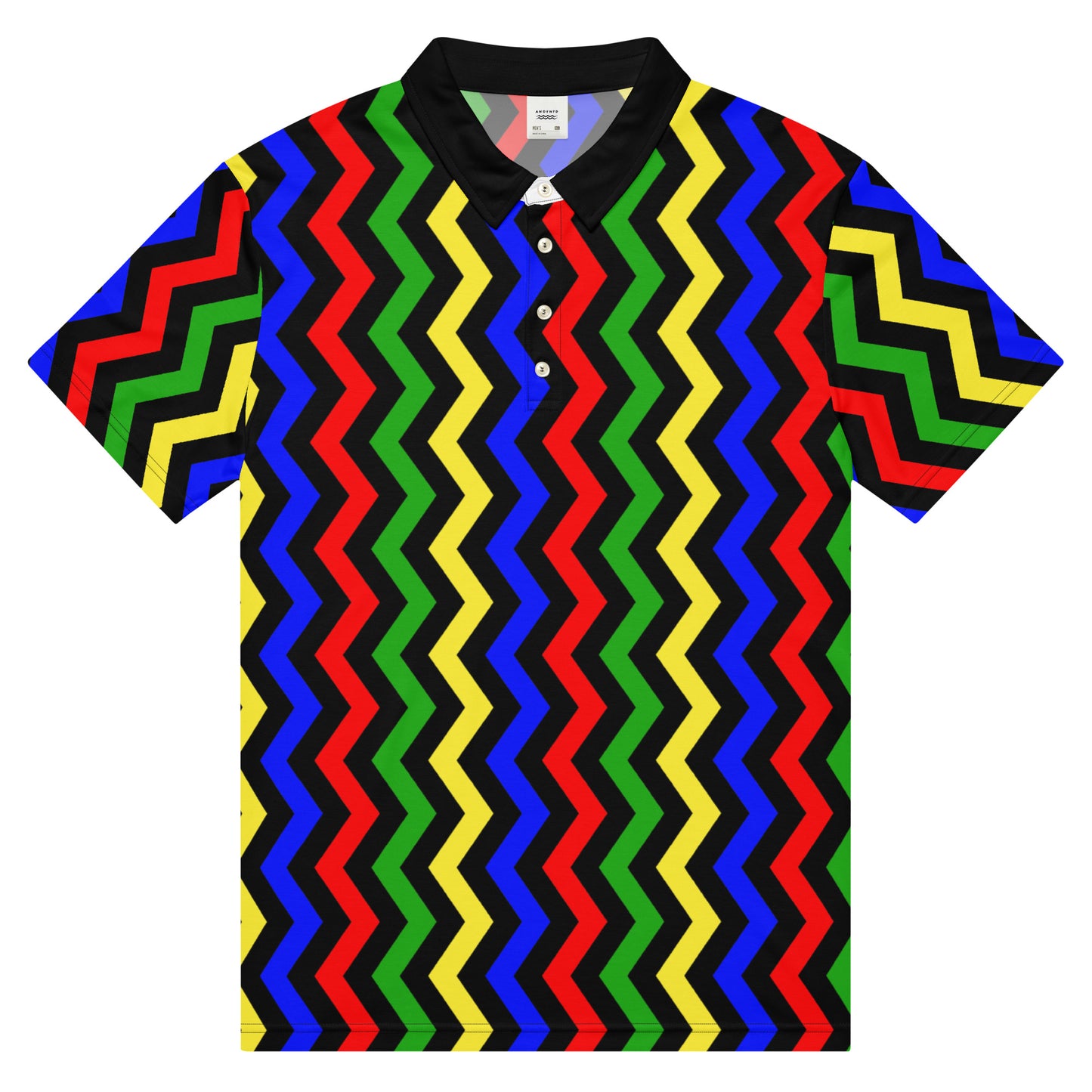 ANOYNTD ZIG ZAG Men’s slim fit polo