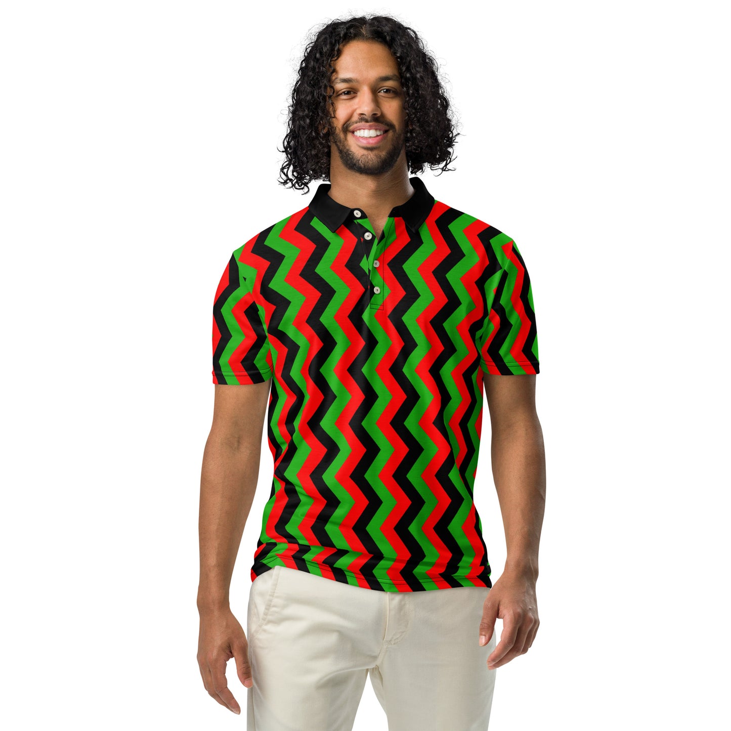 ANOYNTD ZIG ZAG Men’s slim fit polo