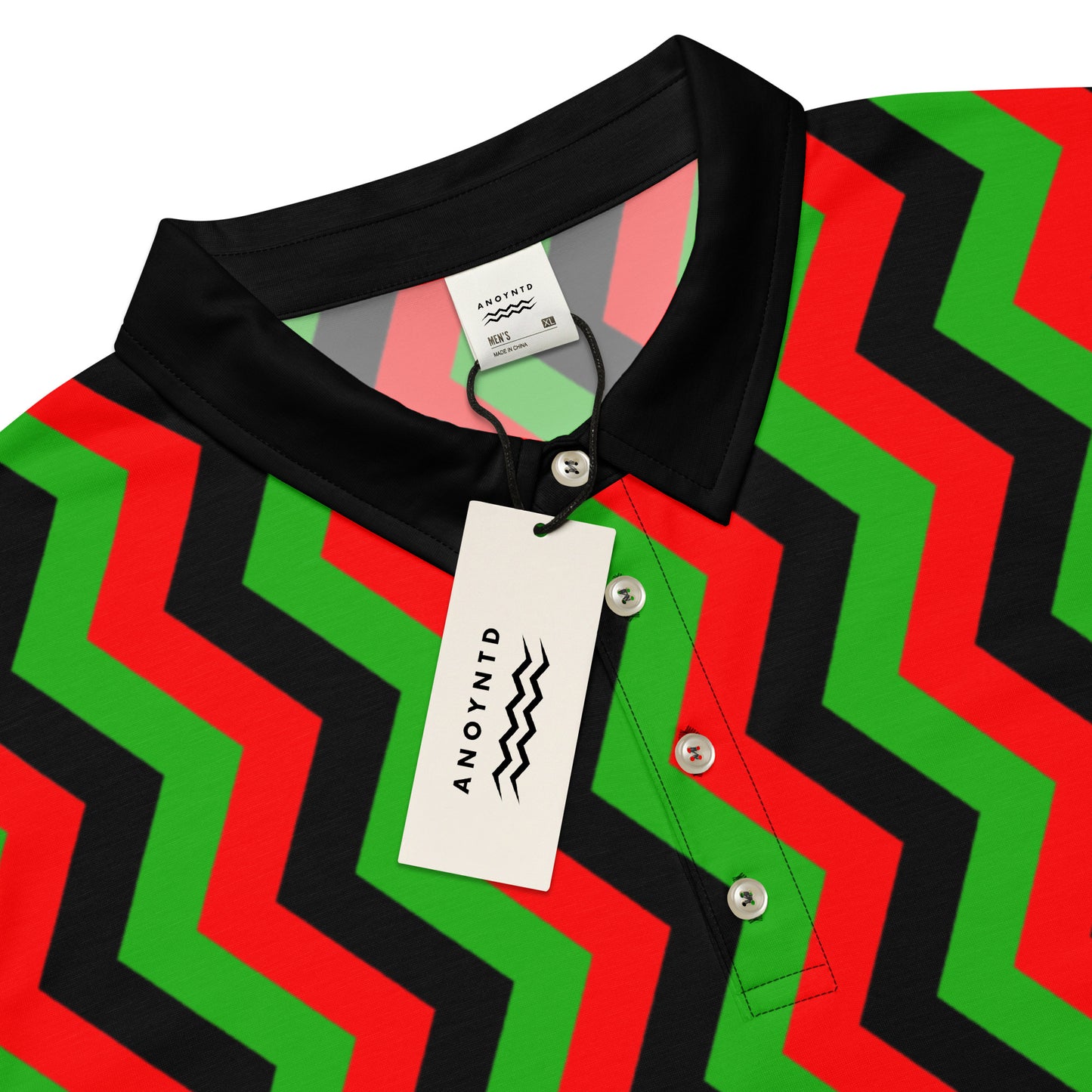 ANOYNTD ZIG ZAG Men’s slim fit polo