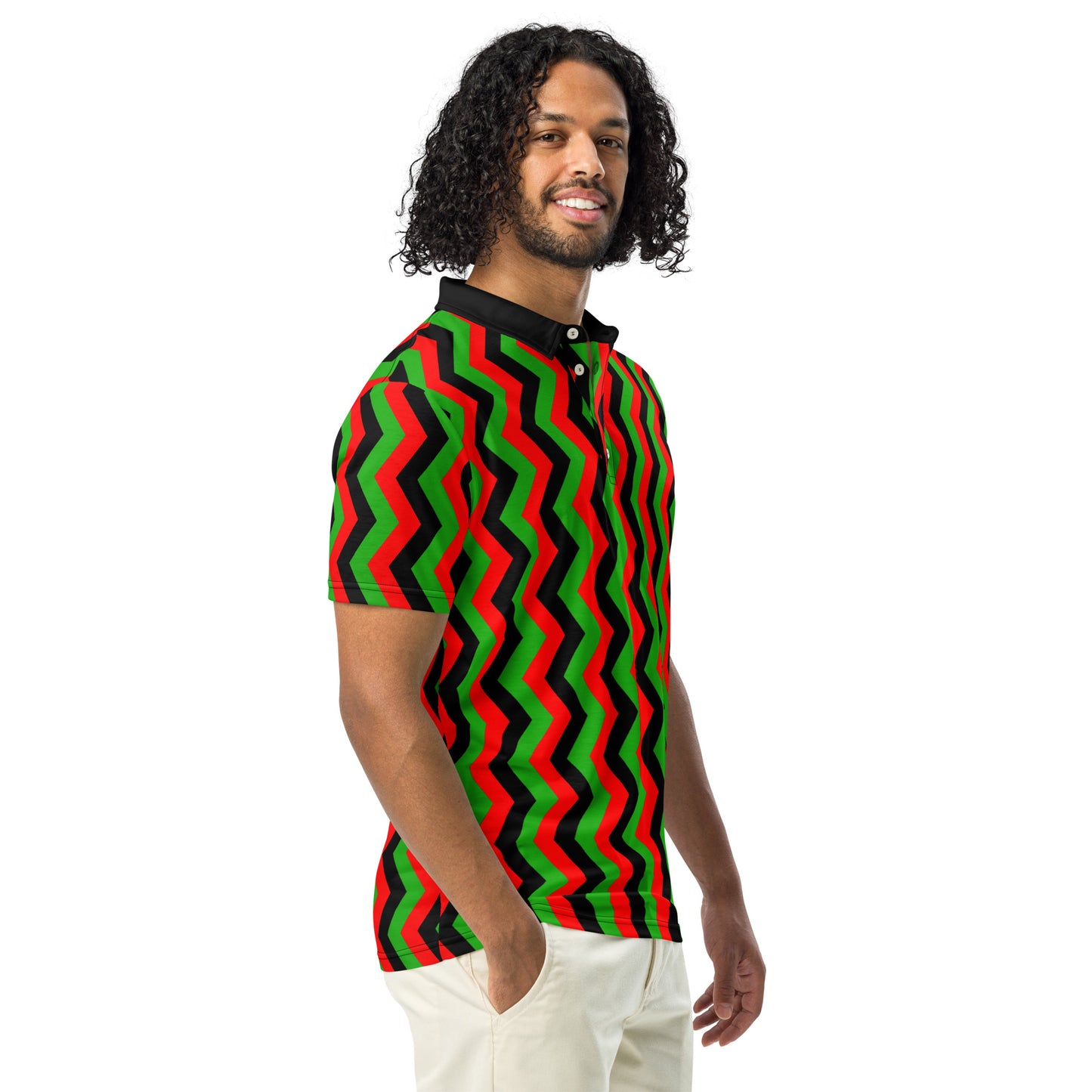 ANOYNTD ZIG ZAG Men’s slim fit polo