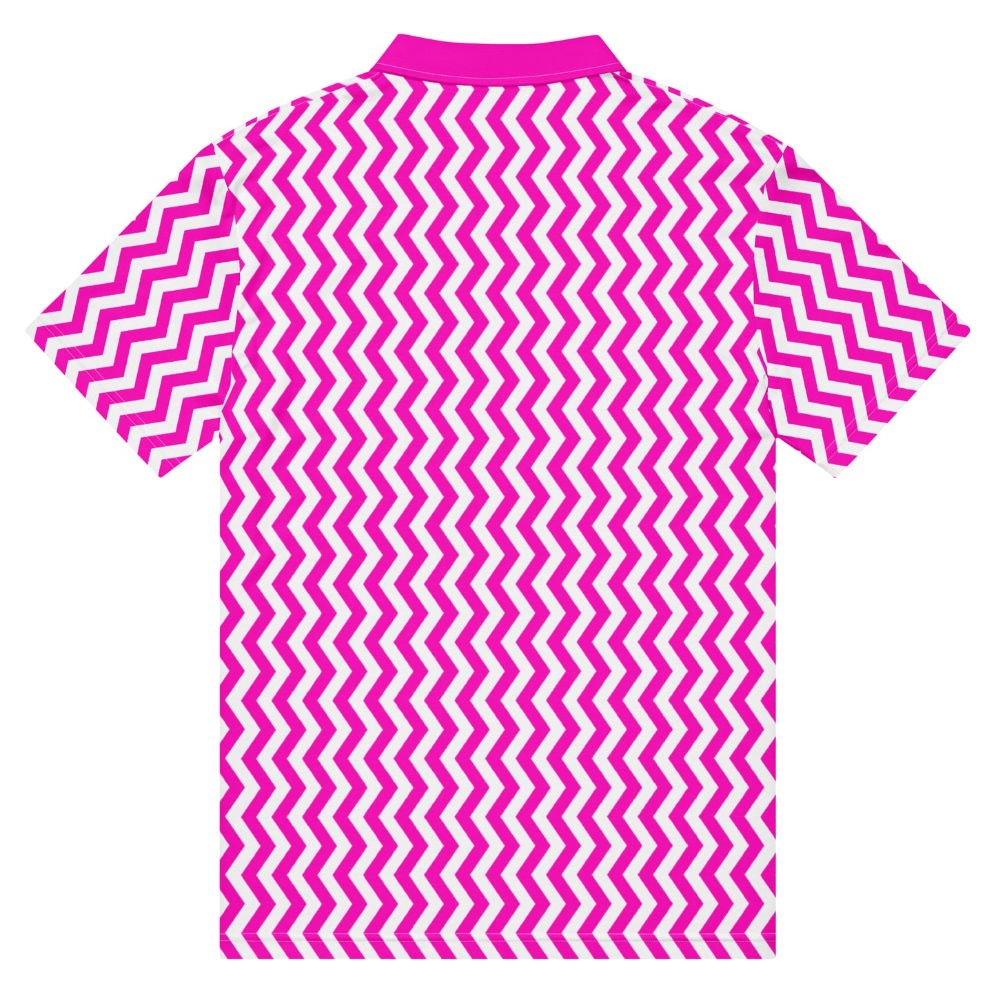 ANOYNTD Pink ZIG ZAG Men’s slim fit polo