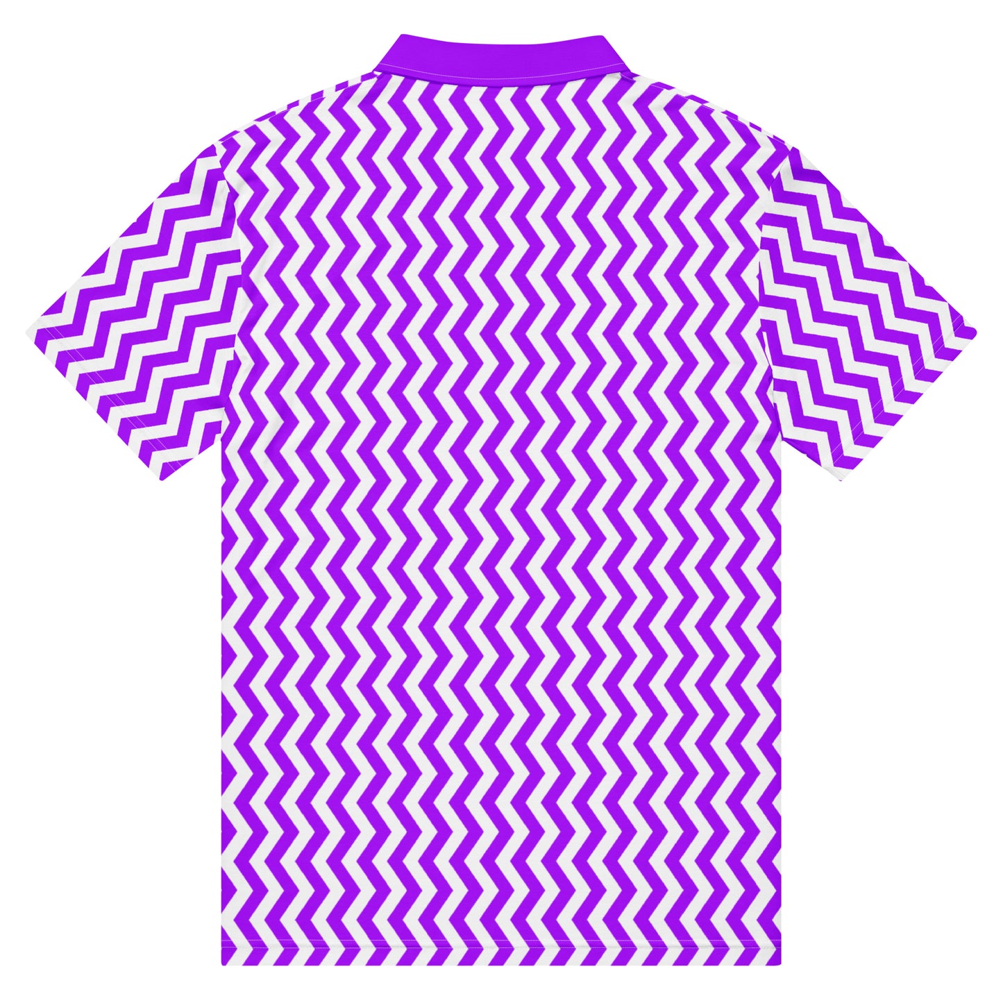 ANOYNTD Purple ZIG ZAG Men’s slim fit polo