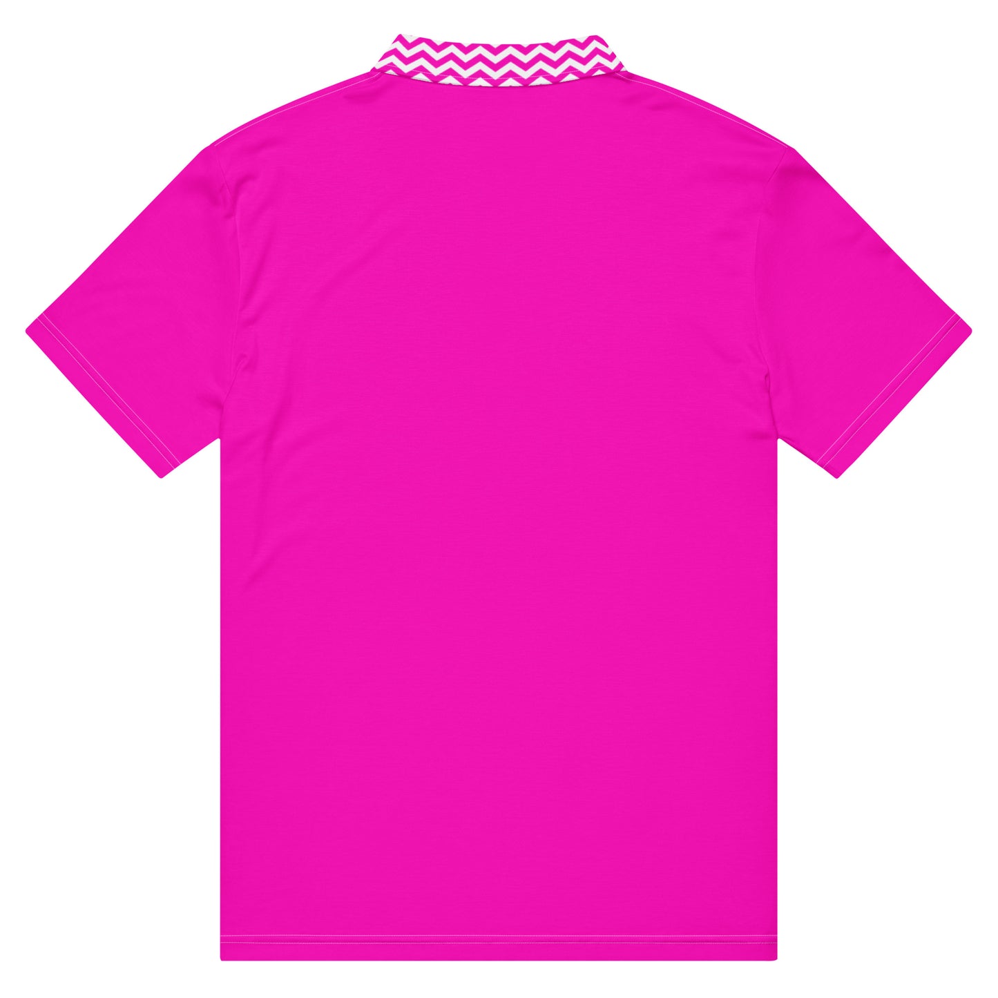 ANOYNTD Pink ZIG ZAG Men’s slim fit polo