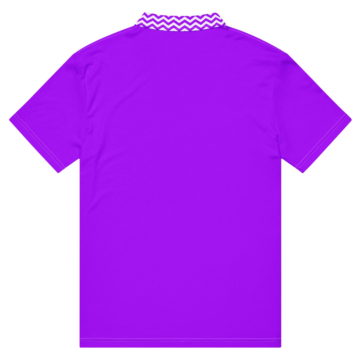 ANOYNTD Purple ZIG ZAG Men’s slim fit polo