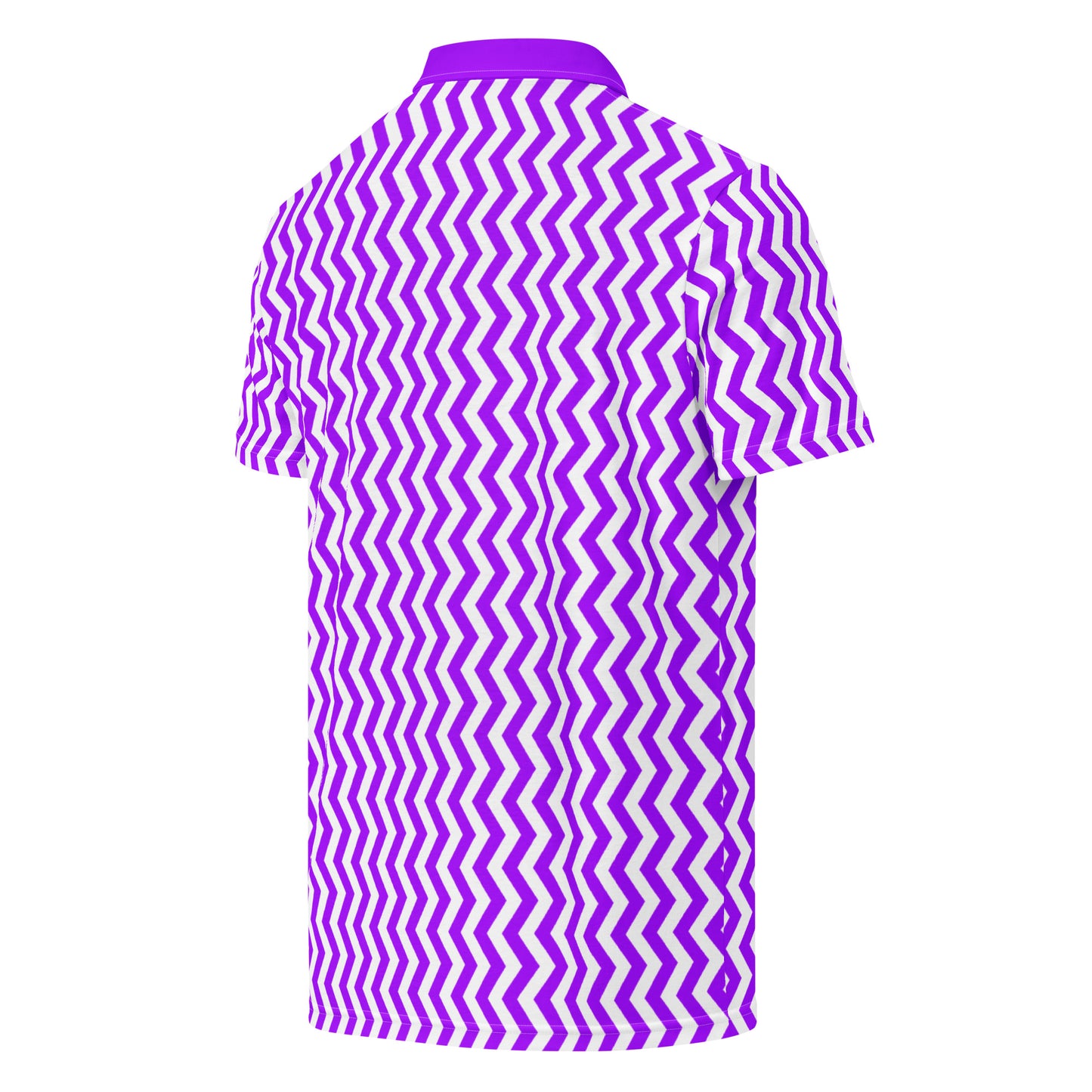 ANOYNTD Purple ZIG ZAG Men’s slim fit polo