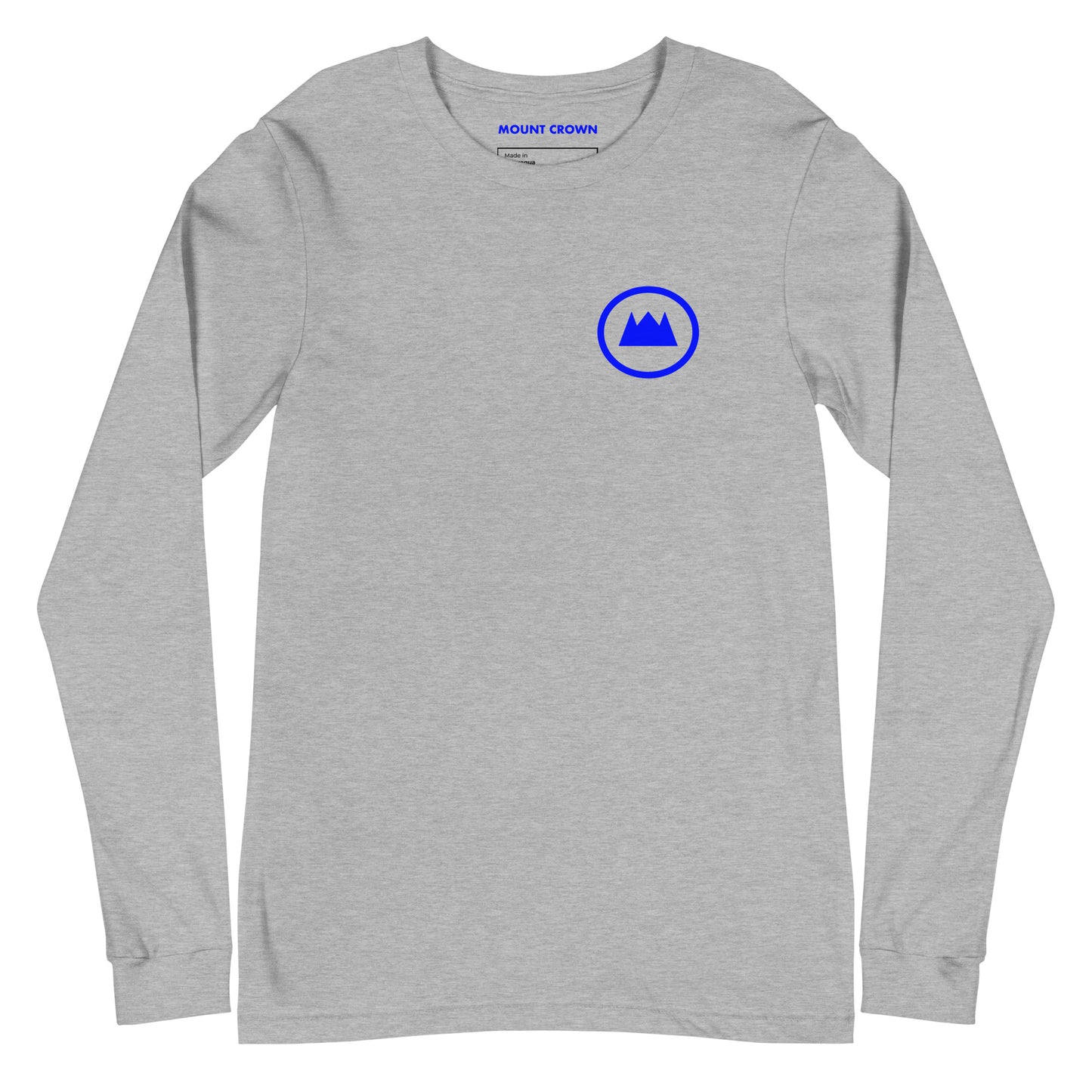 MOUNT CROWN Little Halo (Blu) Unisex Long Sleeve Tee