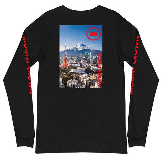 MOUNT CROWN Tokyo Series Unisex Long Sleeve Tee