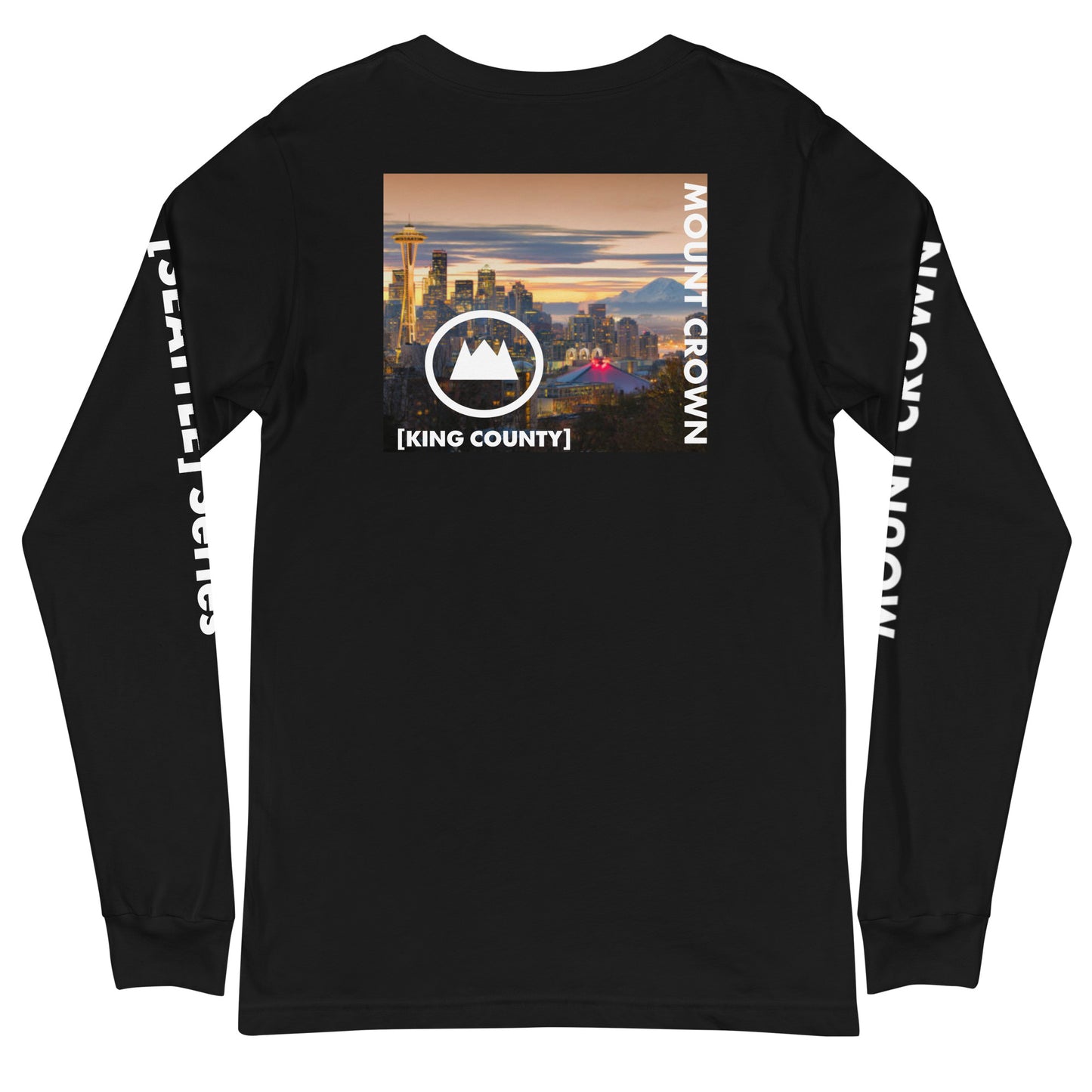 MOUNT CROWN Seattle Series Unisex Long Sleeve Tee