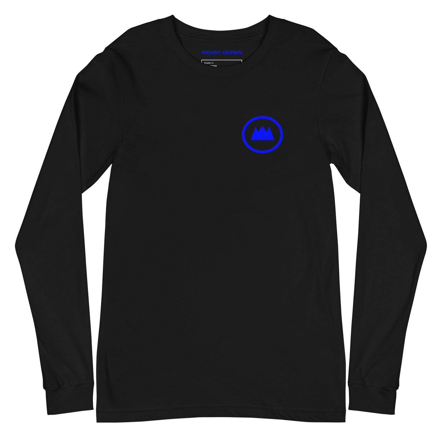 MOUNT CROWN Little Halo (Blu) Unisex Long Sleeve Tee