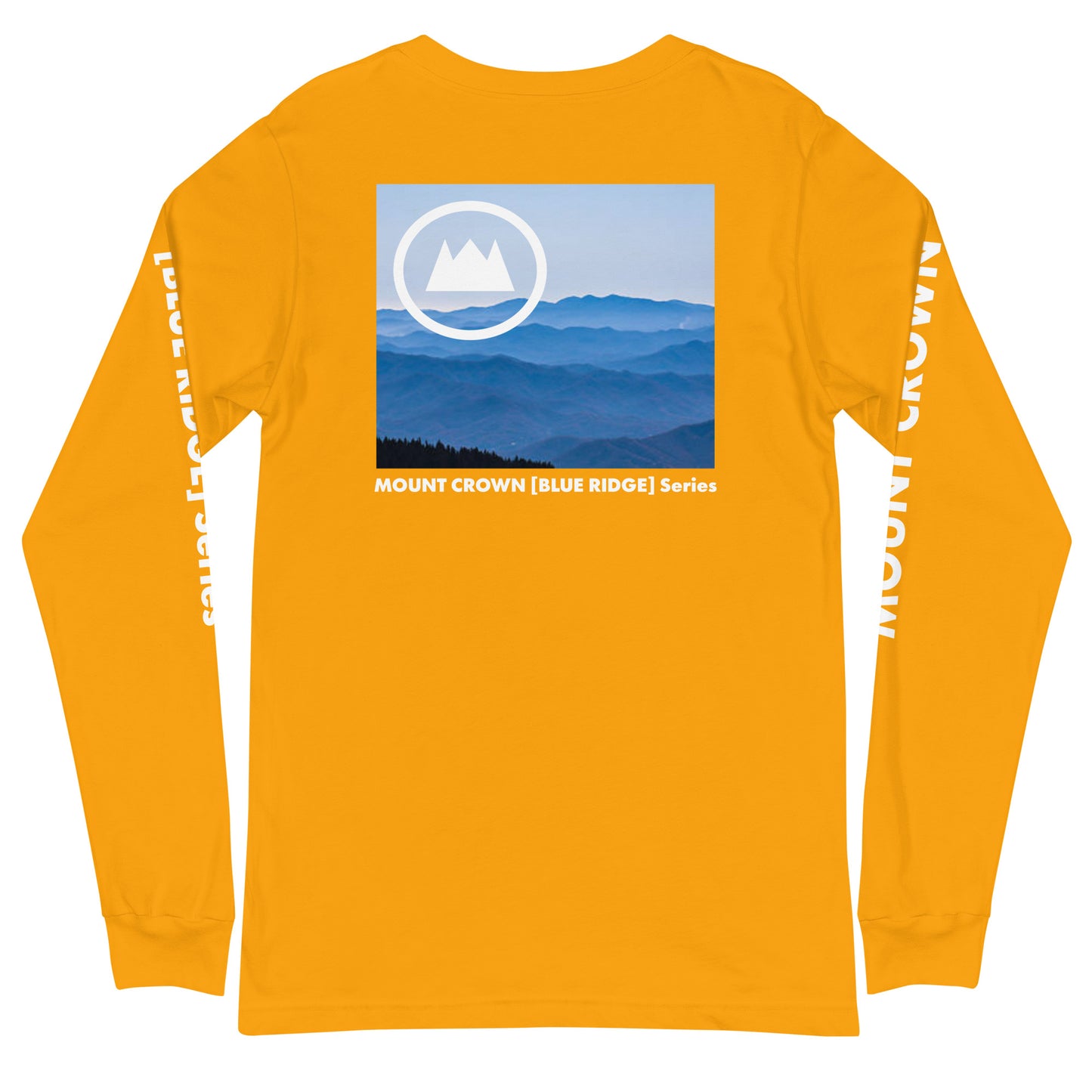 MOUNT CROWN [BLUE RIDGE] Series Unisex Long Sleeve Tee