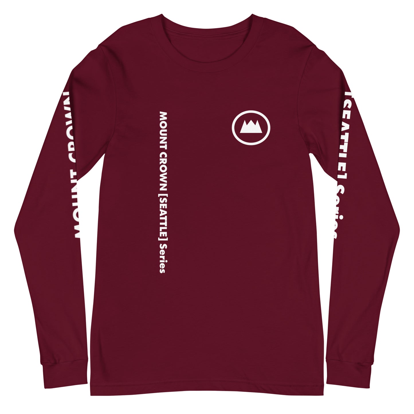 MOUNT CROWN Seattle Series Unisex Long Sleeve Tee