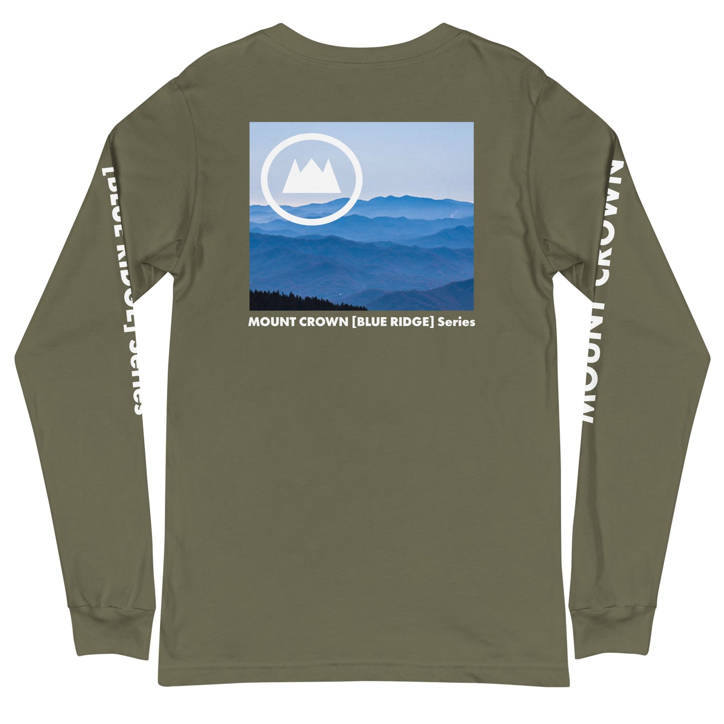 MOUNT CROWN [BLUE RIDGE] Series Unisex Long Sleeve Tee