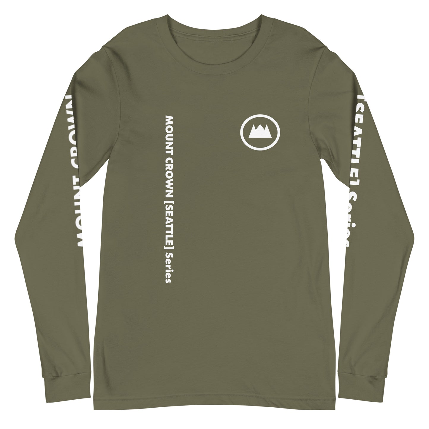 MOUNT CROWN Seattle Series Unisex Long Sleeve Tee