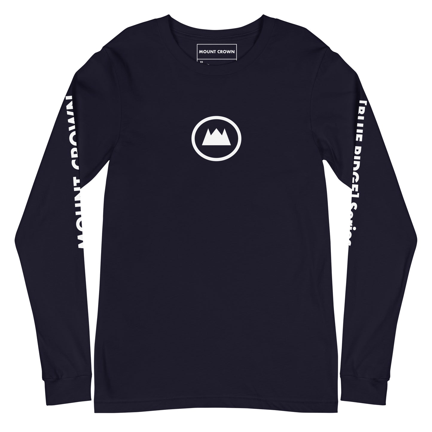 MOUNT CROWN [BLUE RIDGE] Series Unisex Long Sleeve Tee